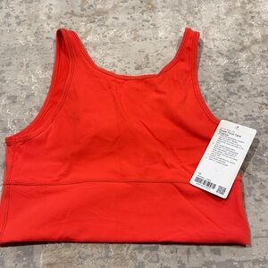 lululemon athletica Bright Red Cropped Tank